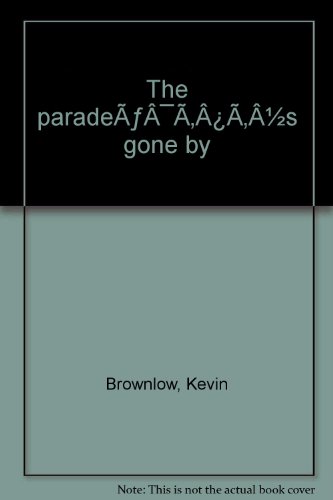 The Parades Gone By B000TMTPI2 Book Cover