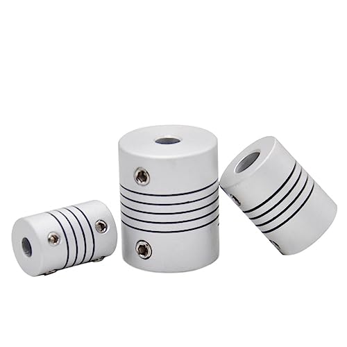 Rigid coupling,Stainless steel rigid coupling 1pcs D15L20 Aluminium Flexible Shaft Couplin CNC Stepper Motor Coupler Encoders Engraving Machine(5x5)