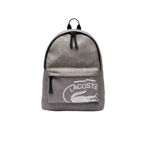 Lacoste Mochila masculina Neocroc, Chine cinza, One Size, Mochila Neocroc