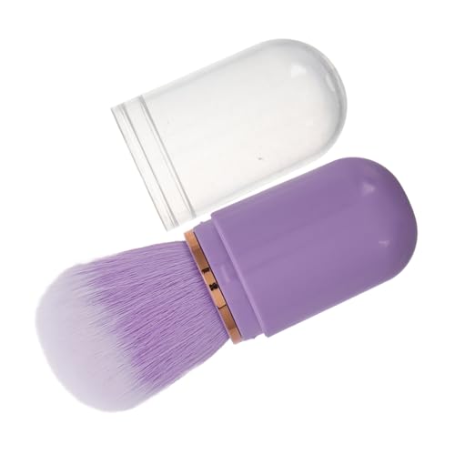 FOMIYES Mini Travel Makeup Brush Set Retractable Blush Brush Cosmetics Portable Makeup Tools