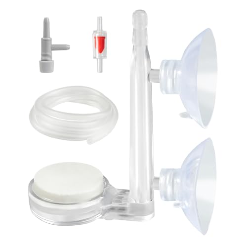 AQUANEAT 1-Inch Nano Bubble Air Stone Kit for Fish Tanks