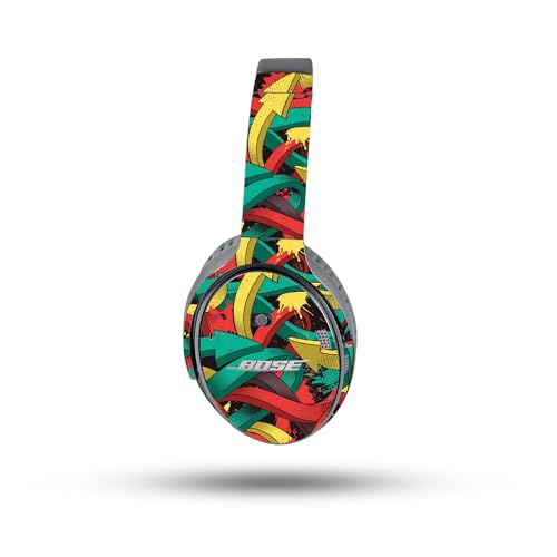 Image of MightySkins Skin Compatible with Bose QuietComfort 35 II Headphones - Puppy Fall | Protective, Durable, and Unique Vinyl Decal wrap Cover | Easy to Apply, Remove, and Change Styles