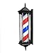 Produktbild HOLY Barbierstab Leuchtkugel Friseur Pole Lampe Friseursalon Schild Mit Led Birne Barber Pole Rot Weiß Blaue Streifen Traditional Beleuchtende Rotierende Mauer Lampe -78cm/31in A /