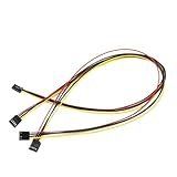 Cable: 1007 22AWG ZHFSWLKW Cable Adaptador de alimentación 4 Pines Hembra a for Disquetera (1 Unidad, 30 cm / 50 cm)(30cm)