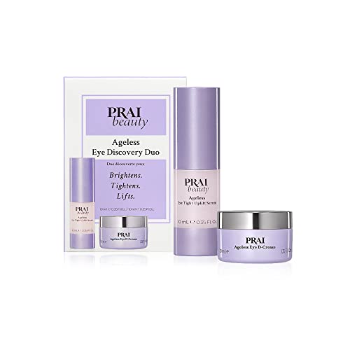 PRAI Beauty Ageless Eye Discovery Duo - Eye D-Crease & Eye Tight Uplift Serum - 0.35 Oz Each