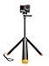 Reflex Camera 4-in-1 Floating Tripod Selfie Stick – Waterproof Telescopic Handle with Lanyard & Action Camera Mount – Compatible with GoPro, DJI Osmo, Insta360 & More