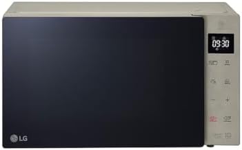 LG MH6535NBS Mikrowelle (25 L, 1000 W) mit Grill (LED-Display, Smart Inverter Technologie, pflegeleicht), Noble Steel, Freestanding