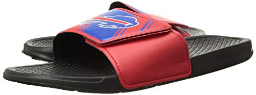 Image of FOCO mens NFL Team Logo Legacy Sport Slide Sandals
