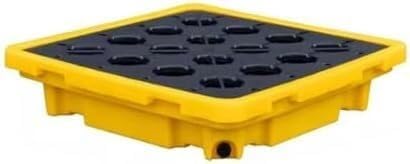 Plastic Pallets Spill Containment Pallet Tray Platform Oil Drum Drums Concrete Modular Drain Proof,Modular Spill Collection Trays - Non-Leakable Plastic Platforms for Effective Spill Managem