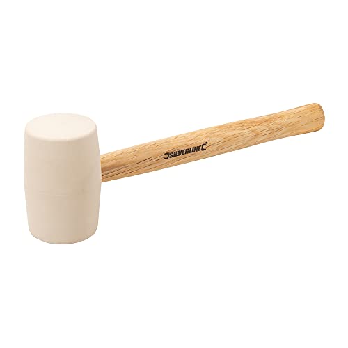 Silverline Tools 633608 Maceta de goma blanca 454 g