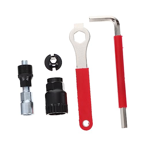 Mikikit 1 Set Bike Crank Puller Professional Crankset Removal Tool Crank Arm Extractor Wrench Set for Bicycle Maintenance