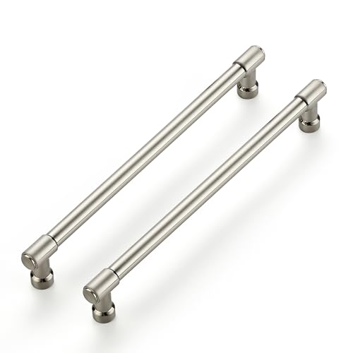 Image of Ravinte 10 Pack 7-1 /2 Inch Hole Center Solid Kitchen Cabinet Handles Brushed Nickel Dresser Pulls Cabinet Drawer Pulls for Kitchen Cupboard Hardware