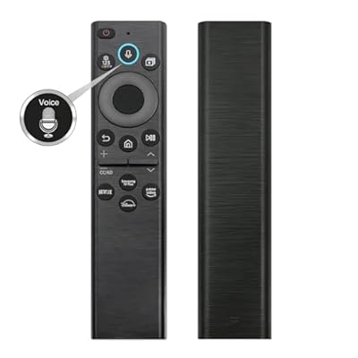 BN59-01385A TM2280E Replacement Voice Remote Compatible with Samsung Frame Smart TV, 2018-2023 Neo LED 4K Ultra HD TVs Battery Version - Black