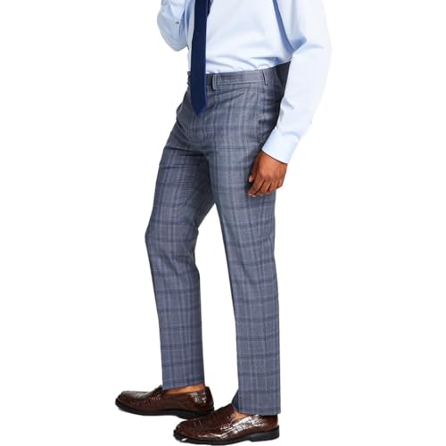 Calvin Klein Mens Wool Slim Fit Trouser Pants Gray 34/322