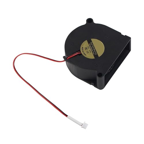 BCZAMD Parte de impresora 3D - SV08 Accesorios: ventilador Hotend Cooling 50 x 50 x 20 mm 24 V con cable de 160 mm compatible con extrusora SV08 bloque de calefacción radiador