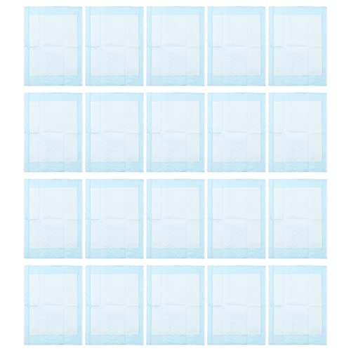 FRCOLOR 20 Pack of Bed Pads Washable Nursing Pads for Bed Large Absorbent 45x60cm Perfect for Home Travel