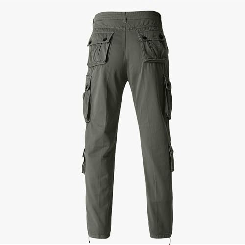WENKOMG1 Men's Cargo Pants, Tactical Waterpoof Lightweight Rip Stop Military Combat Pants with Pockets, S-2XL2