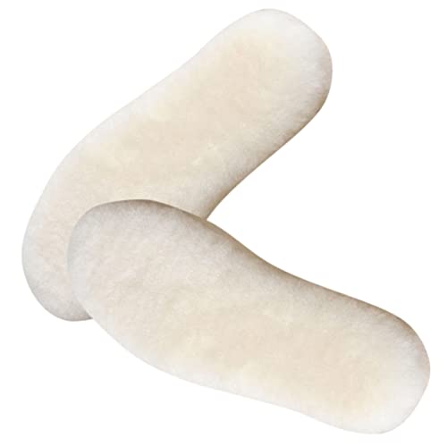 1 ペアウールインソール冬靴マット女性用靴インサート女性用ソールインサート Plantillas para De Mujer 身長増加インソール冬靴インソール冬靴部品フェルト (Color : Beige, Size : 26x9.2cm)