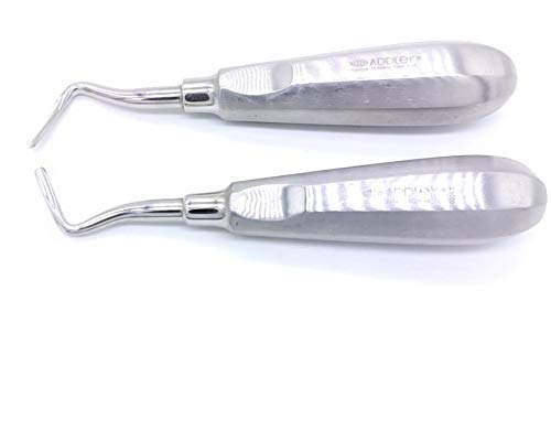 ADDLER DENTAL ROOT ELEVATOR APICAL BLUNT TIP APEXO LEFT, RIGHT. LIFE TIME ANTI RUSTING WARRANTY.