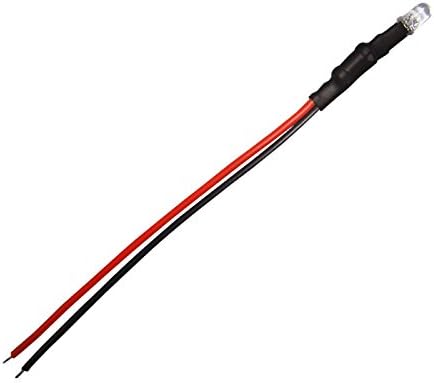 Amazon Co Jp 10個入り 砲弾型 Led 3mm 12v抵抗付き 赤色 ホビー