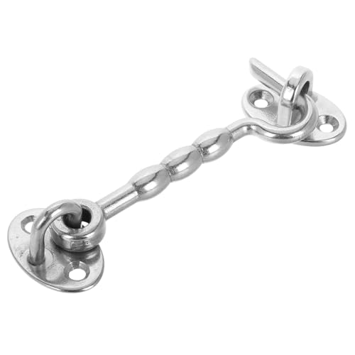 BCOATH Multifunctional Door Hook Latch Hook and Eye Latch for Windows Gates Yachts Mounting Hardware