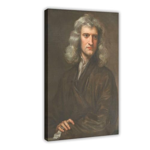 Poster Isaac Newton décoration murale en toile pour bureau et salon 30x45cm