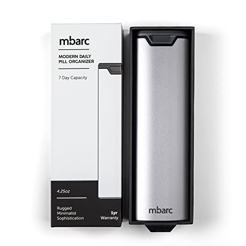 Boîte à pilules de grande capacité HigherHuman mbarc pour organiser médicaments et vitamines