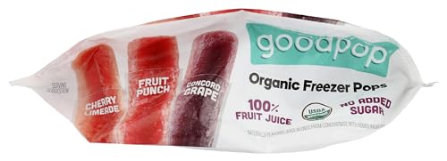 Goodpop 0856920005536 Organic Assorted Freezer Pops 20 Count thumb #7
