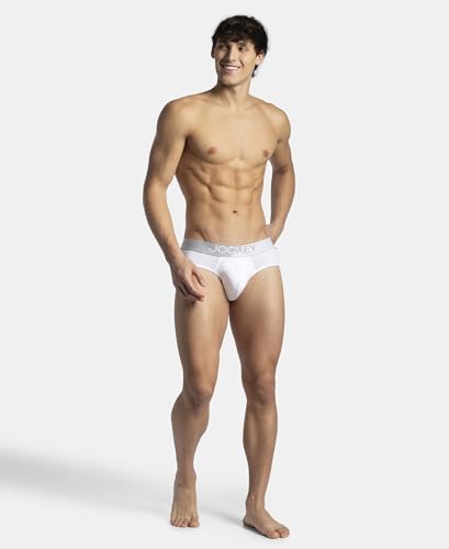 Image of Jockey MM04 Men Microfiber Mesh Elastane Stretch Performance Active Wear Brief with StayDry Technology
