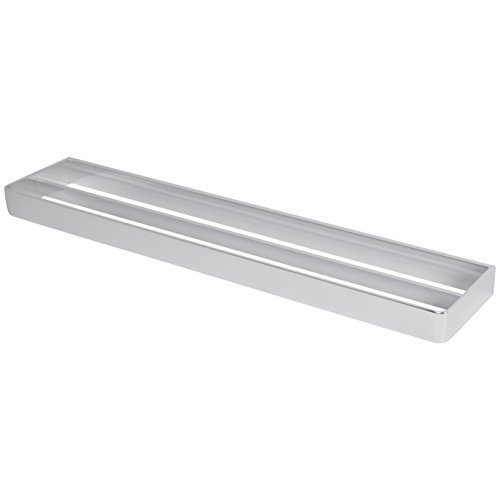 Haceka 1195704 Aline double Porte-serviettes 60 cm en argent brossé