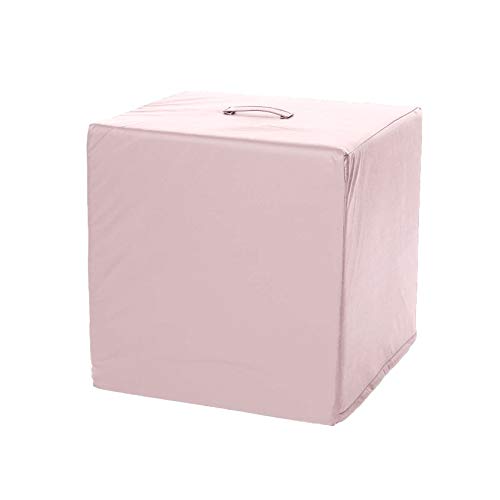Image of foamnasium Large Block, Indoor Foam Playset, Soft Toddler and Active Kids Play Foam Block for Crawling, Climbing, and Jumping, Made in The US, Pink