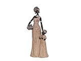AlexandreHouse FIGURA RESINA AFRICANA C/NIÑA
