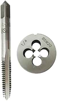 Amazon.co.jp: タップダイスセット 1/4BSW20 BSW インチ規格