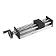 Akozon Slide Linear Stage 2-Achsen-Kugel Manueller Schiebetisch Präzise Führungsplattform 200 Mm Hub Professionelles Zubehör (EBX1610)