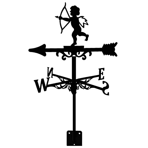 Amor Wetterfahne Outdoor Edelstahl Wetterfahne Windfahne Richtung Windgeschwindigkeit Richtungsanzeige für Bauernhof Garten Pavillon Dekorationen Amor Wetterfahne Outdoor Edelstahl Wetterfahne Windfahne Richtung Windgeschwindigkeit Richtungsanzeige für Bauernhof Garten Pavillon Dekorationen