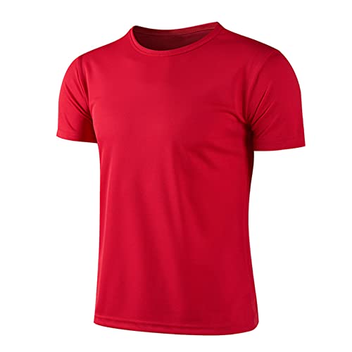 Boys' Quick-Drying Short Sleeve T-Shirt Gym Outdoor Sports Running Athletic Tee Shirt Top