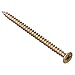 Price comparison product image ForgeFix Multi-Purpose Single Thread Screws | 4.5 x 60mm | Zinc Yellow Passivated | Box 100
