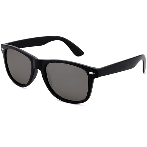 Image of Sunglasses Men, Square Polarized Sunglasses for Mens & Womens, Trendy Retro Sun Glasses Driving Fishing UV Protection