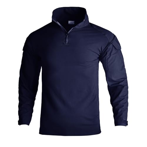 Modeewel Camiseta táctica militar de combate para hombre, camiseta táctica de combate, uniforme militar, camisa militar del ejército alemán, camiseta de manga larga para exteriores, camiseta de