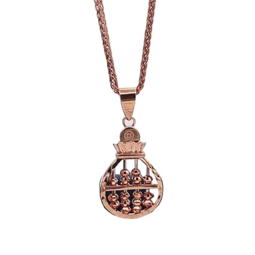 Bijoux creux pour look quotidien : collier pendentif avec chaîne légère unisexe