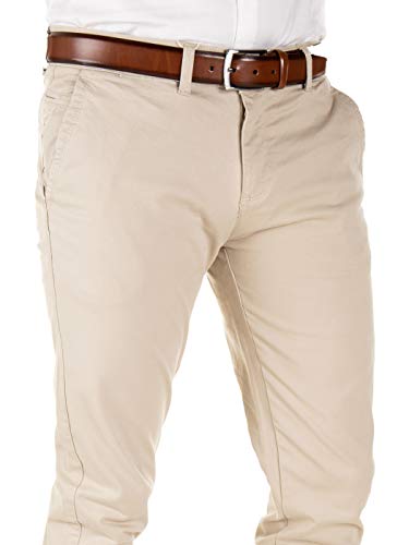 Yazubi Homme Pantalon Chino avec Ceinture Chino Coton Dustin Chino Homme Slim Garcon, Beige (Plaza Taupe 161105), W29/L30 - Image 6