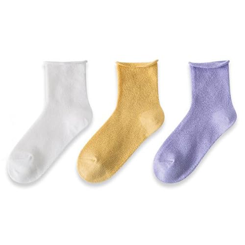 Kids Breathable Comfortable Sports Socks For Boys Girls Outdoor Active Play Daily Wear Elastic Design All Seasons