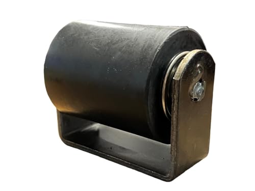 JM Steel. Guiding Rollers for Sliding Gates, 3 inches, Pack of 1, Weld-on Bracket