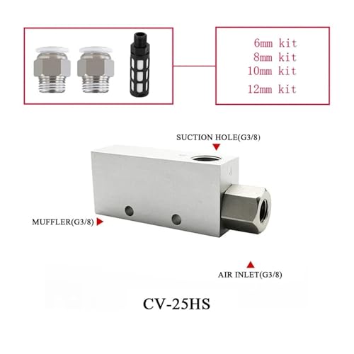 Générateur de vide pneumatique haute pression négative pour robotique - 3