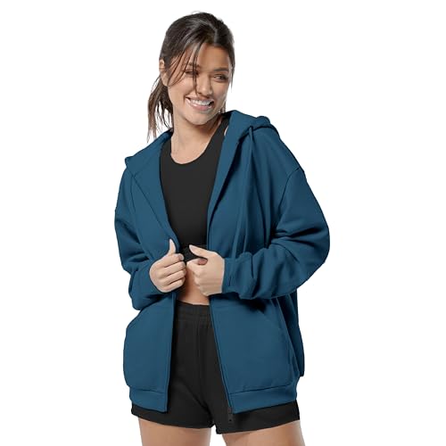 Image of FUNKY MONKEY - Women's Cute Hoodies Teen Girl Winter Jacket Sweatshirts Casual Drawstring Clothes Zip Up Hoodie with Pocket