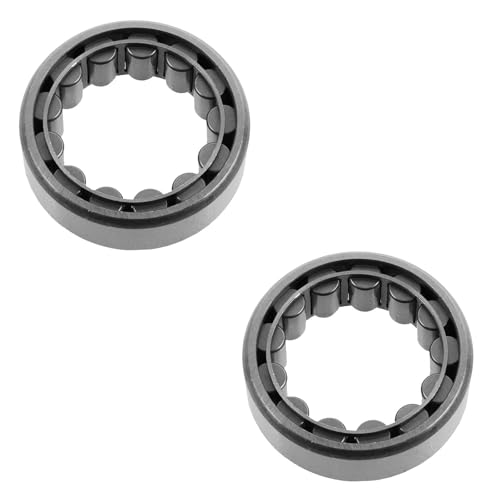 TRQ Axle Shaft Wheel Bearing Rear Pair for GM Dodge Ford Jeep with 8.75 Ring Gear