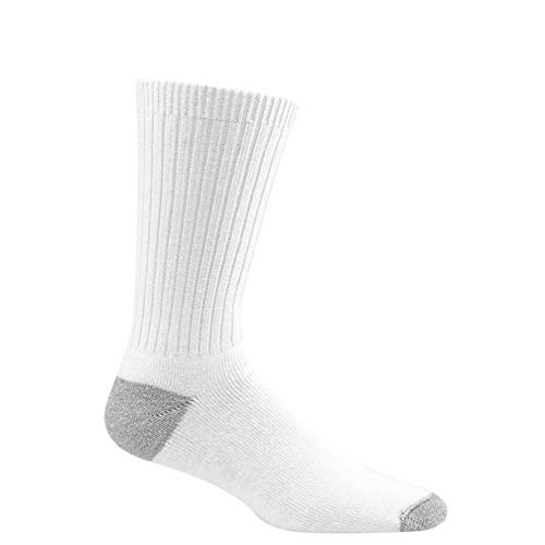 Wigwam Diabetic Sport Crew F1363 Sock, White - Medium