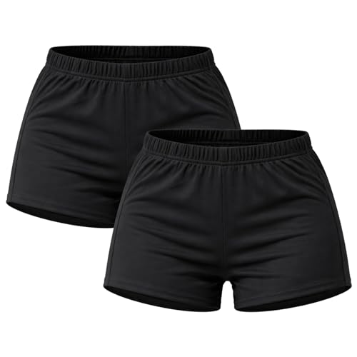 Mini shorts de course anti-frottement short de sport coupe ajustée pour femme