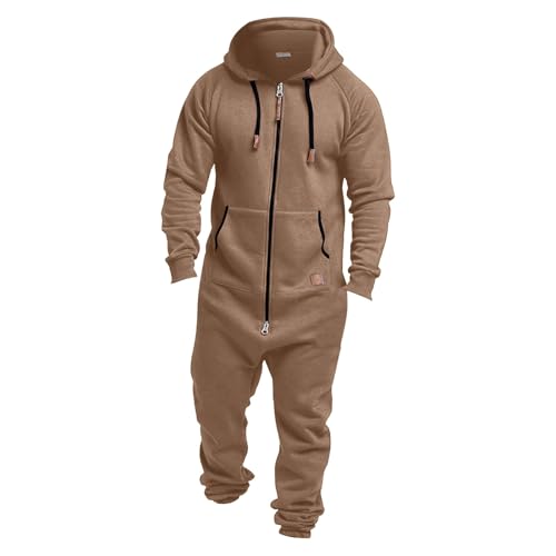 Combinaison pour hommes mi-saison à capuche pour vos moments de détente en automne hiver