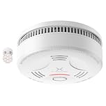 X-Sense Smoke Alarm for Home, 10-Year Battery Fire Alarm with Magnetic Mount, LED Indicator & Silence Button, Smoke Detector Battery Operated, Conforms to EN 14604 Standard, SD11, 1-Pack